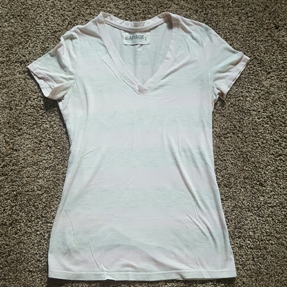 Garage v-neck tee