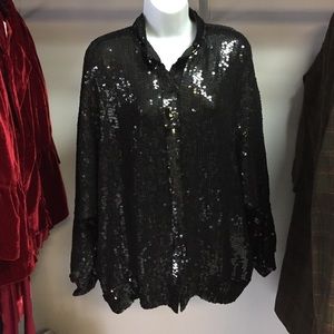 Sequin Bomber Jacket