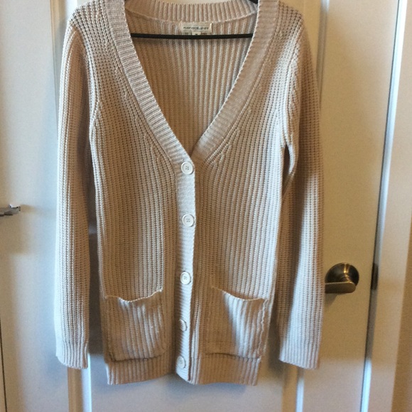 Cream knit sweater