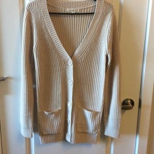 Cream knit sweater