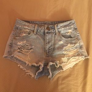 High wasted shorts
