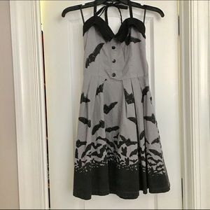 Sourpuss Gray bat dress