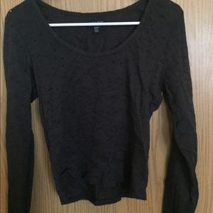 American Eagle Lace Mid Crop Top