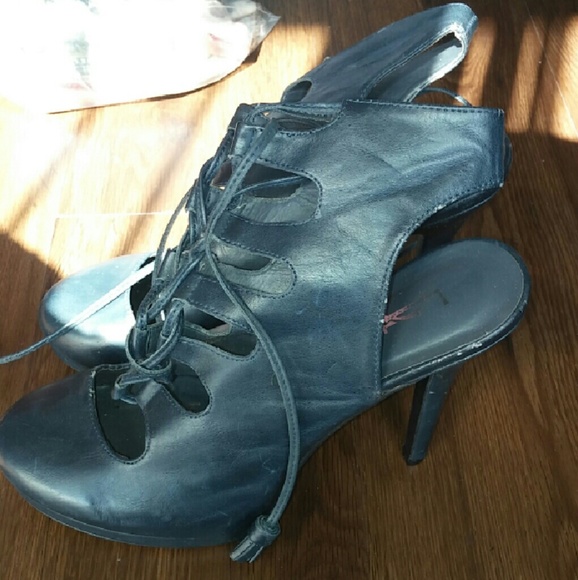Blue heels