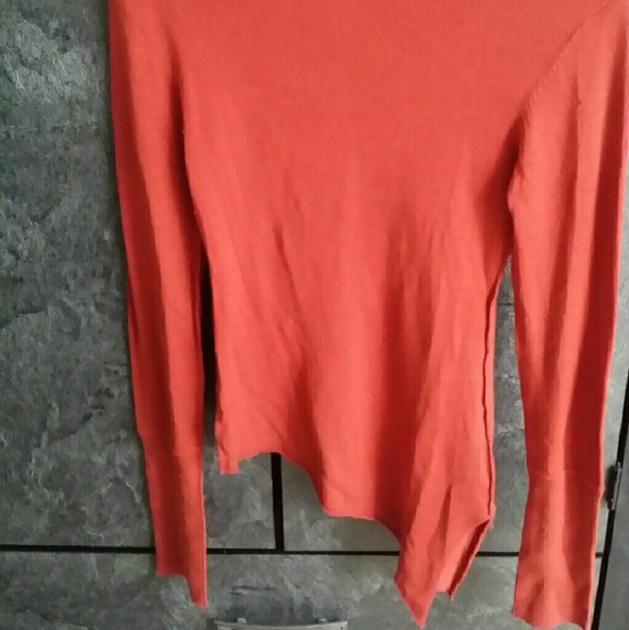 Asymmetrical light weight sweater