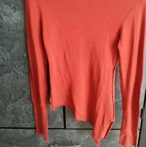 Asymmetrical light weight sweater