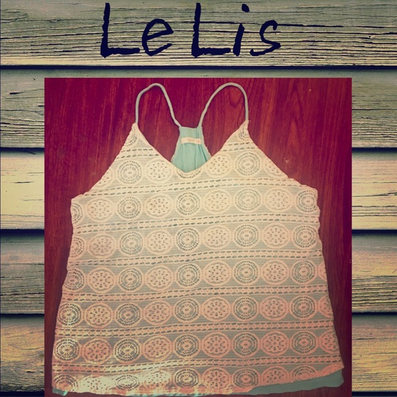 Le Lis Marissa Crochet Tank