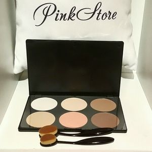 Pro XL Contour Palette+ 2 Oval Brushes