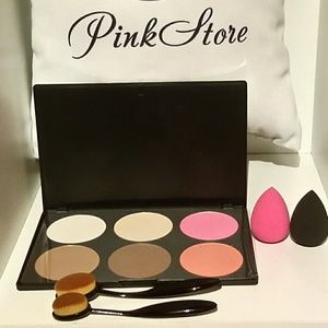 Pro XL Contour Palette+2 Blenders +2 Oval Brush