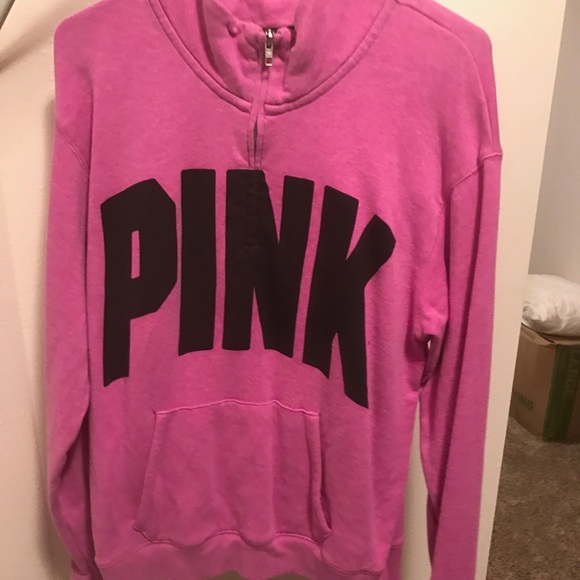 A Victoria's Secret Pink half zip