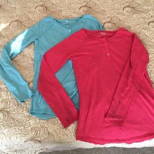 Bundle Girls Henley Shirts