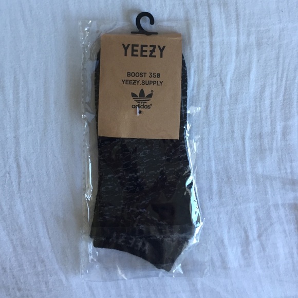 Kanye West Yeezy Pirate Black and Grey Gray Socks