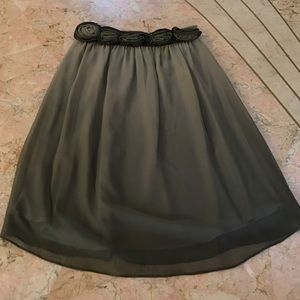 Alice + Olivia Chiffon Strapless Dress