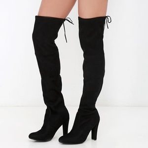 Steve Madden "Gorgeous" over the knee boots