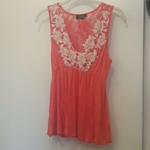 Lace haulter top..95% rayon 5% spandex.top