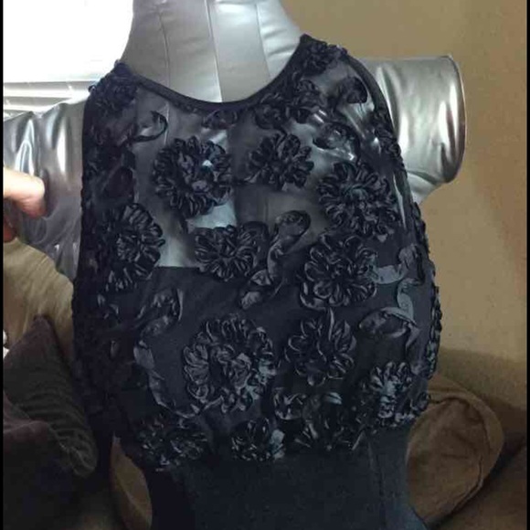 Gorgeous Black Sheer Top Dress