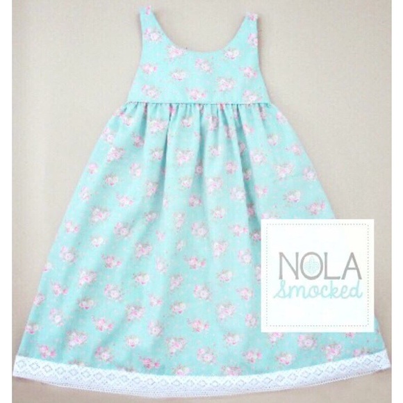 💗"Shabby Chic" floral with lace dress