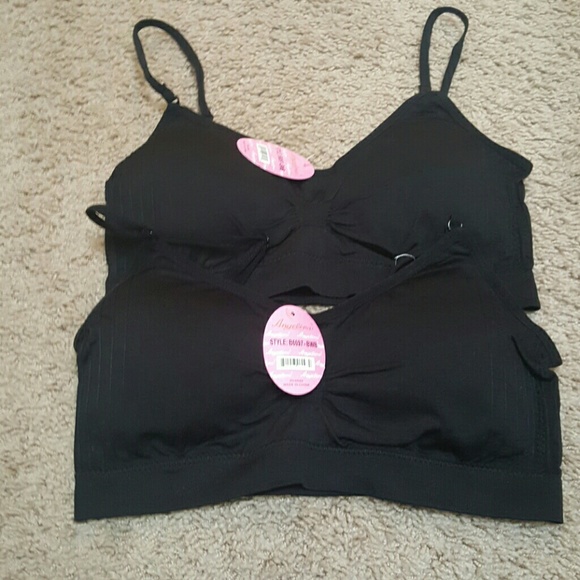 NWT Seemless Black Bras.