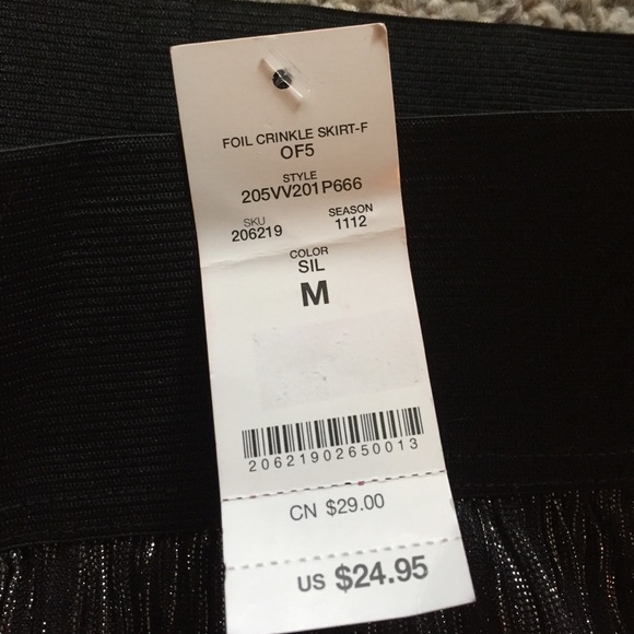 BEBE foil crinkle skirt! ✨ - Picture 2 of 3