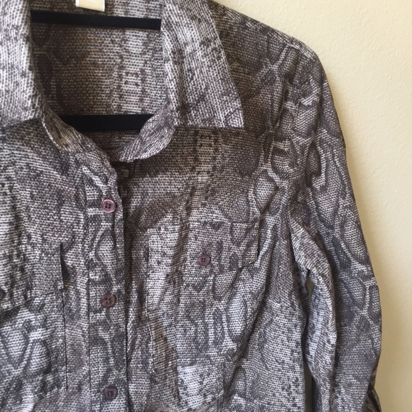 Michael Kors Python Print Blouse - image 2