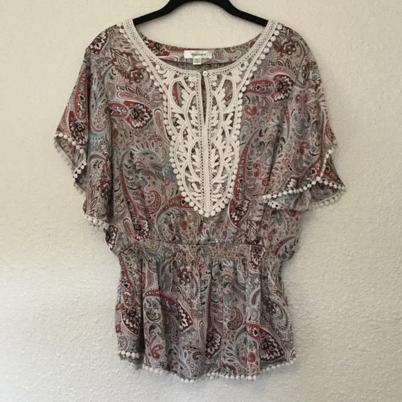 Gorgeous paisley embroidered shirt