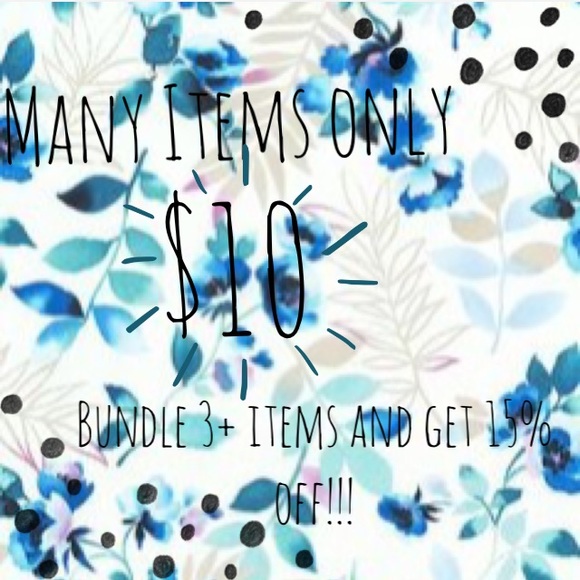 I have many items in my closet for only $10!!