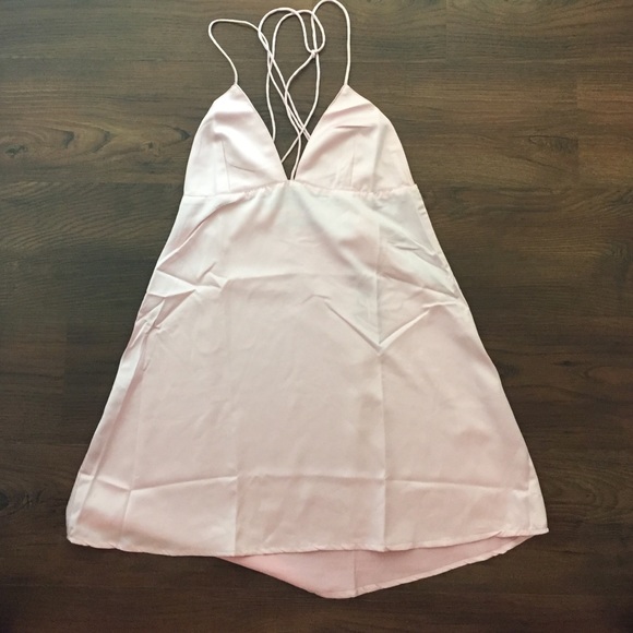 Satin Pink Dress