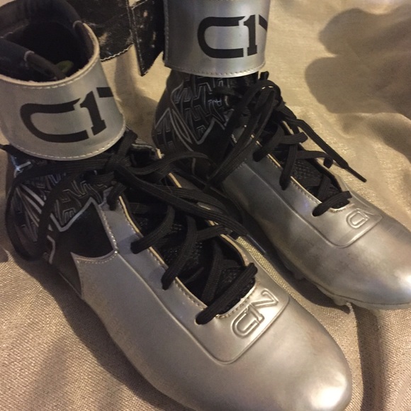 Under Armour cleats Size 6Y Cam Newton Edition