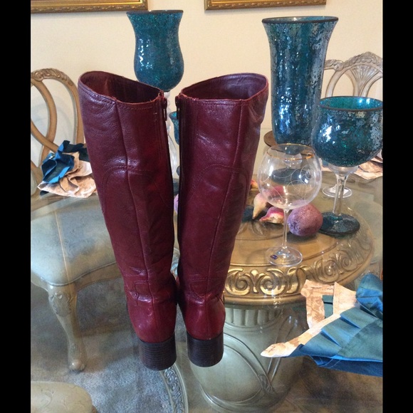 Knee high Leather Boots