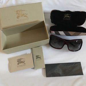 Burberry Red Sunglass Bundle