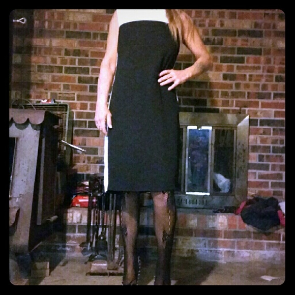 Black and white dress