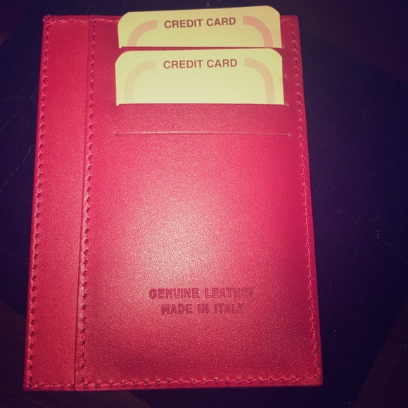 Brand new genuine leather credit card holder