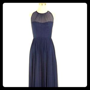 JCREW "Megan" silk chiffon bridesmaid dress