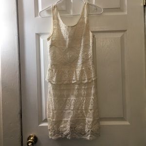 Off White lace American eagle peplum dress
