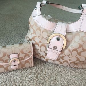 Coach purse+wallet