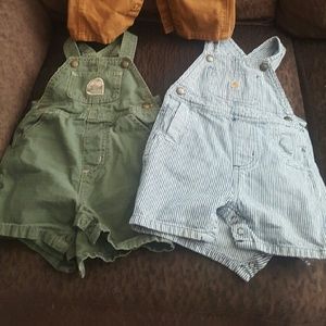 Carhartt bib shorts 12 months