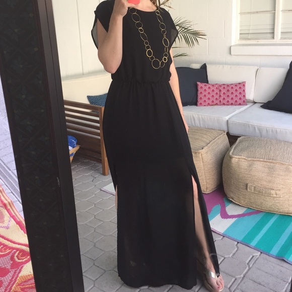 Lush Black Maxi
