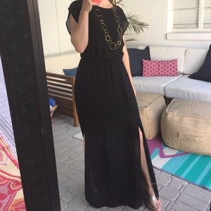 Lush Black Maxi