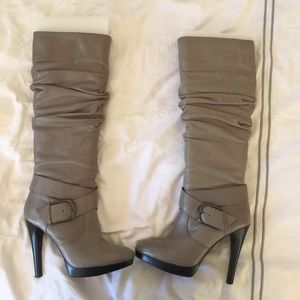 INC gray boots in great condition size 7