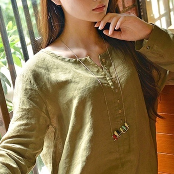 Last 1🔹Colorful Birds & Gold Long Necklace✨ - Picture 4 of 4