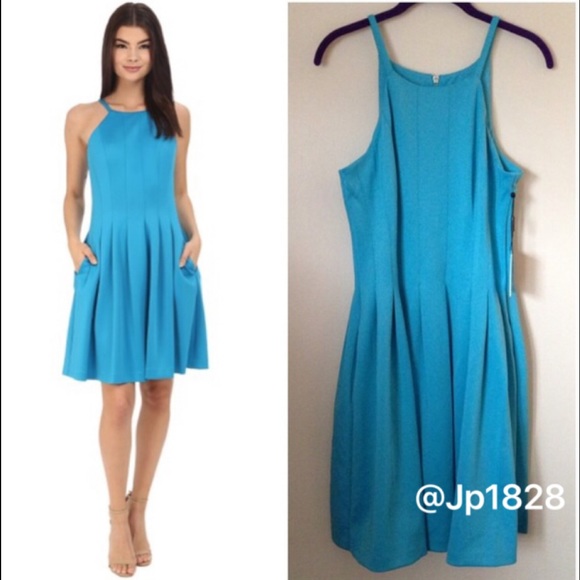 Sale✨NWT Calvin Klein Halter Scuba Dress