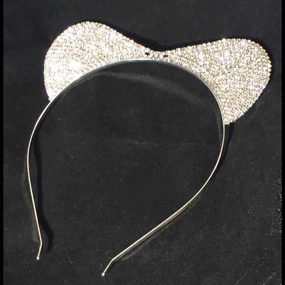 Rhinestone Mouse Ears Headband