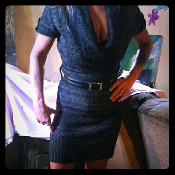 Grey/black dress