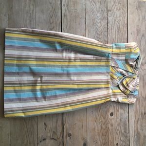 Strapless Anthropologie dress