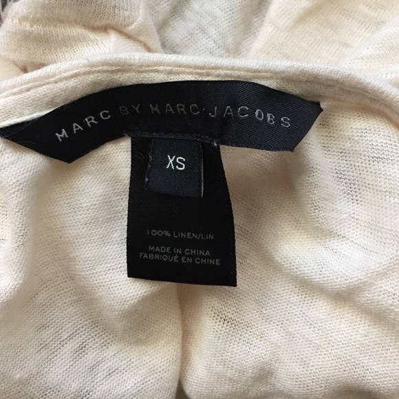SOLD.Marc by Marc Jacobs short sleeve linen tee XS - Picture 4 of 4
