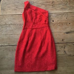 Red Trina Turk cocktail dress