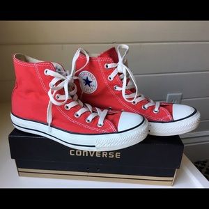 Red Converse High-Tops