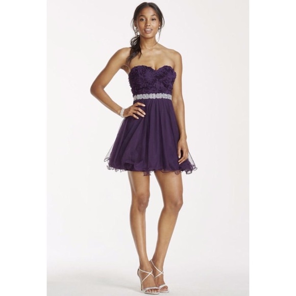 Dark Purple Short Dress