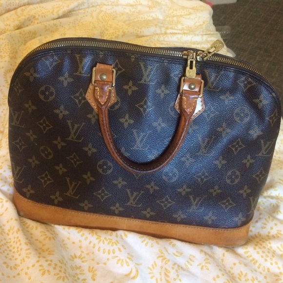 authentic vintage Louis Vuitton tote bag