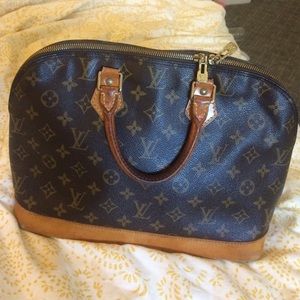 authentic vintage Louis Vuitton tote bag